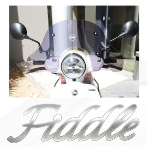 SYM Fiddle 4 Tur Camı 33 Cm Füme