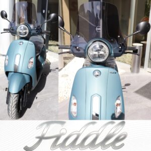SYM Fiddle 4 Tur Camı Siperlik 40 Cm Füme
