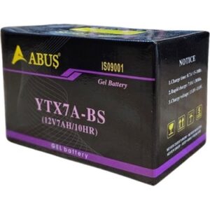 Akü YTX7A-BS ABUŞ 12 Volt 7 Amper